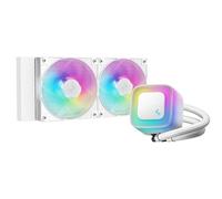 Deepcool Le240 V2 White 240Mm Liquid Cpu Cooler Dual 120Mm Argb Fans Anti-Leak T