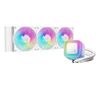 DeepCool LE360 V2 White 360mm Liquid CPU Cooler Triple 120mm ARGB Fans Anti-Leak Tech Quiet High-Performance Pump Compatible with Intel amp; AMD Sockets