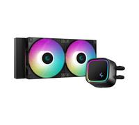 DeepCool LE520 AIO Cooler, 2x120mm ARGB PWM Fan, Copper Heatsink, Aluminium Radi