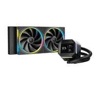 DeepCool LM240 IPS Display 240mm AIO Black Liquid Cooler