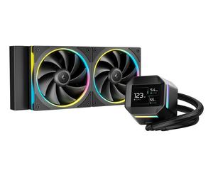 DeepCool LM240 Processor Liquid cooling kit 12 cm Black 1 pc(s)
