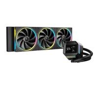 Deepcool Lm360 Liquid Cpu Cooler With 2.4" Ips Display 360Mm Aio Triple 120Mm Ar