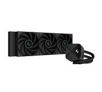 DeepCool LS720 SE Zero Dark All In One Liquid CPU Cooler, 360mm Radiator, 3x 120mm DeepCool Fans, Intel/AMD