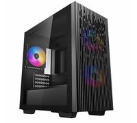 DeepCool 40 3FS ATX Micro ATX Tempared Glass Black PC Case