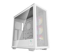 DeepCool Morpheus WH Full Tower Tempered Glass Gaming PC Case - White
