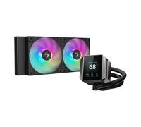 DeepCool MYSTIQUE 240 ARGB AIO CPU Cooler, 2.8" TFT Display, 2x 120mm PWM Fans,