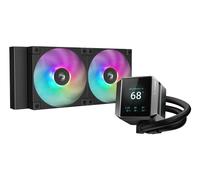 DeepCool 240mm MYSTIQUE 240 AIO CPU Liquid Cooler with LCD Screen Inte