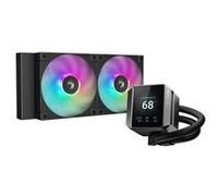 DeepCool Mystique 240 CPU Cooler, ARGB, Personalized Cooling with 2.8" TFT LCD Screen and Enhanced Pump Performance, 5 year warranty