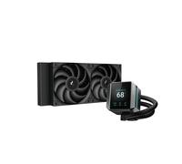 DeepCool Mystique 240mm Liquid Cooler - Black - 2.8 Inch TFT Screen