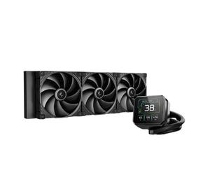 DeepCool Spartacus 420 AIO CPU Liquid Cooler - Black 420mm LCD Gen 6 Pump ARGB