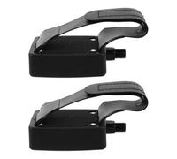DEEPCRAFF 1 Pair Replacement Exercise Bike Pedals with Strap for Indoor Exercycle, Slip Resistant Plastic Flat Pedals Designed for Home Bike Use, Supports High Intensity Workouts
