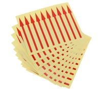 DEEPCRAFF 100pcs Adhesive Instrument Panel Arrow Stickers Reflective Pressure Gauge Direction Indicators for Clear Visibility