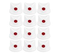 DEEPCRAFF 15pcs Universal Spray Can Nozzles Replacement with Fine Mist Nozzle and Easy Installation, White Pe Material Compatible with Aerosol Bottles for Multiple Projects and Creative