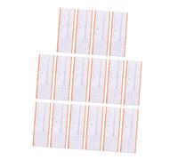 DEEPCRAFF 16 Sheets Double Sided Dry Erase Number Flash Cards for Classroom Learning Aids, Writable and Erasable Paper Boards Supporting Addition and Subtraction Practice and Students