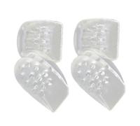 DEEPCRAFF 2 Pair Invisible Heighten Insole TPE Breathable Reusable Heel Cushion, for Shoes