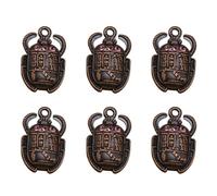DEEPCRAFF 20pcs Alloy Pendant Charms with Crystals for DIY Jewellery Making, Unique Purple Ancient Egypt Style, for Necklace, Bracelet, and Scrapbooking Projects