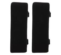 DEEPCRAFF 2pcs Ergonomic Armrest Cushions for Office Gaming Chairs Sponge-padded Elbow Support with Strap Fit for Desk Wheelchair and Home Use Black