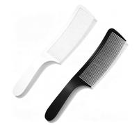 DEEPCRAFF 2pcs Professional Curved Barber Clipper Combs for Men Hair Cutting and Styling, Ergonomic Polymer Material with Round-ended Teeth, for Professional at Home Use