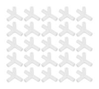 DEEPCRAFF 30pcs Tent Pole Connectors for Canopy Tent Frame Plastic 4-way Adapter Fittings for Enhanced Stability and Versatile Compatibility for Hiking and Trekking Outdoor Use