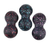 DEEPCRAFF 3pcs Peanut Massage Ball Made from Sturdy Epp Material Creative Peanut Shaped Design to Groups in Shoulder and Leg, Easy to Carry for Yoga and Fitness Relaxation