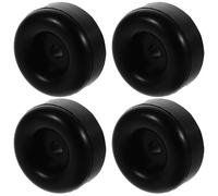 DEEPCRAFF 4pcs Sturdy Rubber Car Bumper Pads with Shock Absorption and Easy Installation, Black Rubber Bumpers for Trailer and Industrial Use, Suitable for Factory and Office Environments
