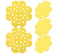 DEEPCRAFF 5pcs Floating Bee Watering Station with Foam Material and Flower Design Pollinator Feeder for Bees and Butterflies Suitable for Garden and Outdoor Use