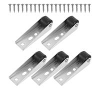 DEEPCRAFF 5pcs Heavy Duty Gate Rolling Support Wheel Replacement with Swivel Micro Furniture Wheel Structure, Plastic and Steel Material, Space-saving Design for Sliding Door Floor Pulley