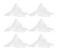 DEEPCRAFF 6 Pairs Unisex Plastic Shoe Shaper Inserts for Men and Women, Easy to Use Shoe Tree Support for Shape Preservation, Suitable for Sneakers and Travel, Size M Fits Uk 10-42