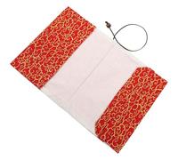 DEEPCRAFF Adjustable Cloth Book Cover for Exercise Books and Hardcovers with Edge Protection Suitable for Public Living Areas and Bus Use Red Decorative Sleeve
