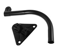 DEEPCRAFF Adjustable Fan Wall Mount Bracket in Black Iron with Universal Design for Space Optimization, Dual-use for Wall Mounting or Floor Standing, for Small Apartments and Industrial
