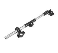 DEEPCRAFF Adjustable Umbrella Clamp Holder for Bike and Stroller, Black Abs and Stainless Steel Outdoor Umbrella Stand with Angle Adjustable and Easy to Detach Features, for Going on Hot
