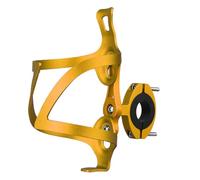 DEEPCRAFF Aluminium Alloy Bike Bottle Holder with High Strength and Sturdy Structure, Suitable for Water Bottles and Outdoor Mountain Bike Use, Clamp Mouth Fits round Tubes 18-35mm
