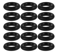 DEEPCRAFF Bobbin Pedal 15pcs Rings for Sewing Machine Winder Rubber Ring Accessories, Black Rubber Foot Design, Simple to Use and Thread Beginners Home Sewing Supplies