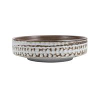 DEEPCRAFF Ceramic Lotus Plant Bowl Planter with Large Caliber and Safe Edged Design, Shallow round Ceramic Pot for Water Plants and Daffodil, for Tabletop Floral Arrangement at Parties