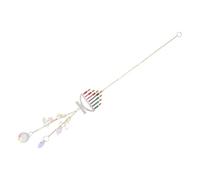 DEEPCRAFF Crystal Suncatcher Wind Chime for Window Hanging with Quartz, Vibrant Artistic Design, Rainbow Maker and Stress Relief, for Garden and Living Rooms Decoration