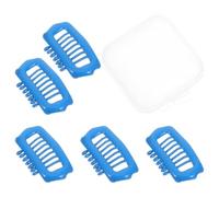 DEEPCRAFF Dog Hair Clips with Stable Nose Bridge Design for Small Breeds 5pcs Abs Material Mini Barrette Hair Clips Quick and Easy to Use Pet Grooming Accessories for Dogs and Puppies