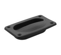 DEEPCRAFF Flush Pull Hatch Handle for Boat Cabins and Yacht Cabin, Black Plastic Recessed Design with Antislip Surface, Corrosion Resistant and Secure Grip for Compartments and Floor Hatches