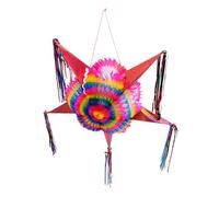 DEEPCRAFF Foldable Paper Star Pinata Decoration and Photo Prop, Unique Fun Shape with Colourful Design for Birthday Party for Events and Party Supplies