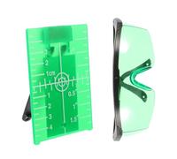 DEEPCRAFF Heavy Duty Floor Plate for Level Meter with Easy to Read Scale and Convenient Attachment, Abs and Magnet Material, Suitable for Level and Furnishing Areas, Green Floor Board