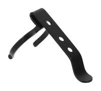 DEEPCRAFF Heavy Duty Metal Flashlight Clip for Belt and Hat, Sturdy Iron Clamp with Adjustable Mouth, Detachable Flashlight Accessory for Outdoor Camping and Work