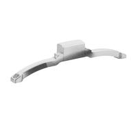 DEEPCRAFF Luggage Handle Bracket Replacement Part for Suitcase and Trolley, Plastic Grip Base with Silver Finish, Limits Slipping and Sticking, for Luggage Repair and Travel Use