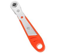 DEEPCRAFF Mini Ratchet Wrench Bit Ratchet Driver L-Shaped Stainless Steel Plastic Bi-Directional for Narrow Gaps and Small Spaces