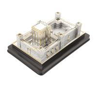 DEEPCRAFF Miniature Jerusalem Temple Model Resin Desktop Home Decor Statue