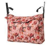 DEEPCRAFF Multi Pocket Wheelchair Storage Bag Polyester Material with Reinforced Wide Straps Secure Hanging and Convenient Storage for Wheelchair Backrest, for Park Visits