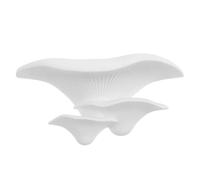 DEEPCRAFF Mushroom Shaped Reptile Ledge with Strong Suction Attachment, Plastic Floating Shelf for Aquatic Pets and Reptiles, Betta Fish Hammock and Frog Terrarium Habitat Decor