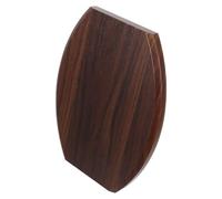 DEEPCRAFF Oval-shaped Wood Medal Display Plaque Matte Waxed Natural Grain Rounded Edges Stable Placement Swim Medal Display Plaques Photography-ready Finish Photographs