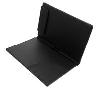 DEEPCRAFF Practical Restaurant Check Clip and Order Menu Book in Black Pu Material with Easy to Replace Contents for Dining Environment Use