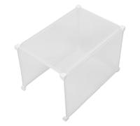 DEEPCRAFF Pvc Cat Litter Box Splash Guard with Stable Design, Three-sided Panels and Open Top for Small Animals and Cats, Easy to Clean and Prevents Urine Splash