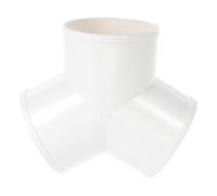 DEEPCRAFF PVC Y-Shaped Three-Way Duct Connector with Reduced Air Resistance, 3-Hole Vent Hose Splitter for Ventilation Systems and Residential Use, Sturdy and Versatile Air Conditioner