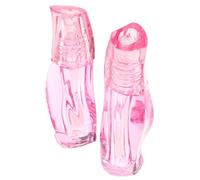 DEEPCRAFF Refillable Lip Gloss Tube for Storing Lip Products Ml 2pcs with Twist Shape, Petg Material Multifunctional Use Pink Colour with Elegant Suitable for DIY and Makeup Collection